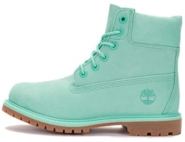 (Women) Timberland 50th Anniversary Edition Premium 6 Inch Waterproof Boot 'Light Green Nubuck' A412B (Women) Timberland 50th Anniversary Edition Premium 6 Inch Waterproof Boot 'Light Green Nubuck' A412B