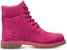 (W) Timberland Edisi Ulang Tahun Ke-50 Premium 6 Inci But Kalis Air 'Merah Jambu Gelap' A2R7T