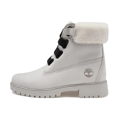 (W) Timberland 6-Inch PRM Waterproof Boots 'Fleece-Lined - Grey'