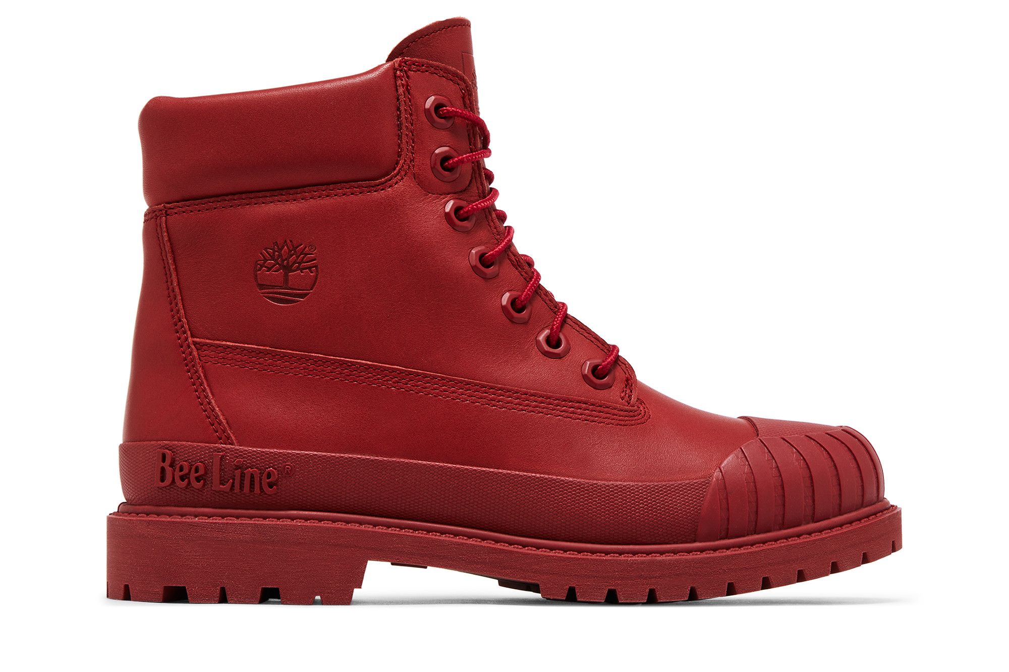 (Women) Timberland Bee Line x 6 Inch Rubber-Toe Waterproof Boot 'Red' TB0A5ZRY626