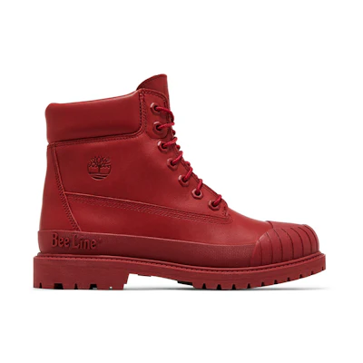 (W) Timberland Bee Line 6 Inch Rubber-Toe Waterproof Boot 'Red'