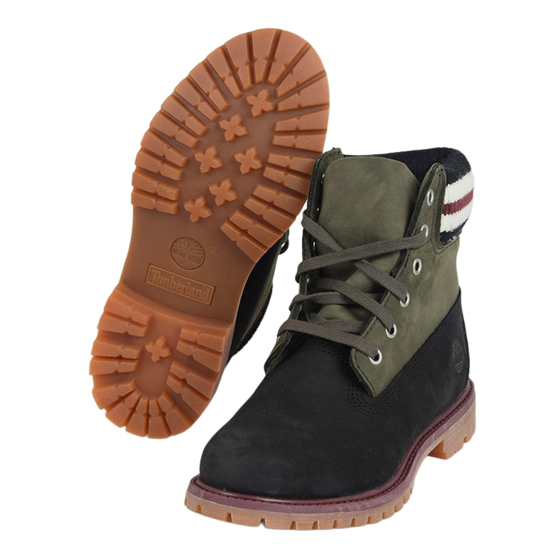 Purchase (W) Timberland 6寸经典靴 '黑绿' MAE11N001Q11