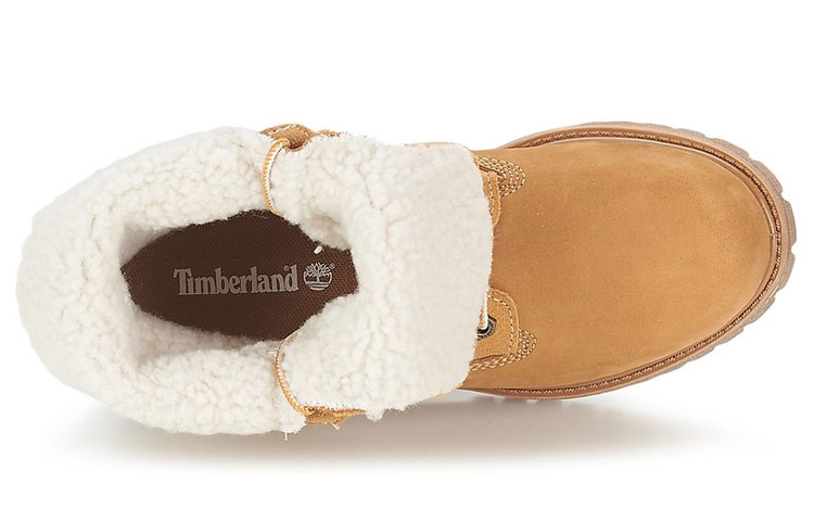 Shop (W) Timberland 6 Inch Boots Bulu Fleece 'Wheat' 8329R