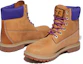 Shop (Women) Timberland 6 Inch Heritage Cupsole Boots 'Wheat Nubuck with Purple' A44KP231