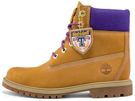 (Women) Timberland 6 Inch Heritage Cupsole Wide Fit Boots 'Wheat Nubuck with Purple' A44KPW (Women) Timberland 6 Inch Heritage Cupsole Wide Fit Boots 'Wheat Nubuck with Purple' A44KPW