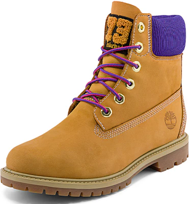 (Women) Timberland 6 Inch Heritage Cupsole Wide Fit Boots 'Wheat Nubuck with Purple' A44KPW Lookbook (Women) Timberland 6 Inch Heritage Cupsole Wide Fit Boots 'Wheat Nubuck with Purple' A44KPW