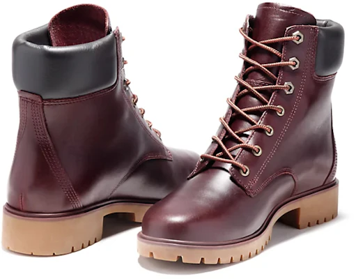 Timberland添柏嵐 6吋Jayne 防水工作靴 女款 酒紅色 Lookbook Timberland添柏嵐 6吋Jayne 防水工作靴 女款 酒紅色