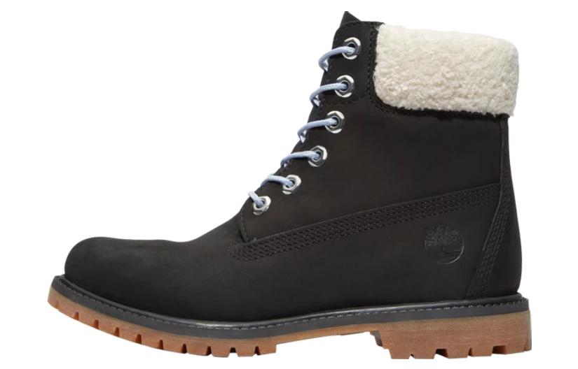 Buy (W) 添柏岚6英寸优质靴子'黑灰色毛领' TB0A2JRA-001