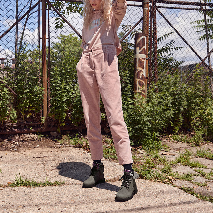 (W) Timberland Lucia Way 6 Inch Waterproof Roll Top Boots 'Grey and Floral' 圖 8