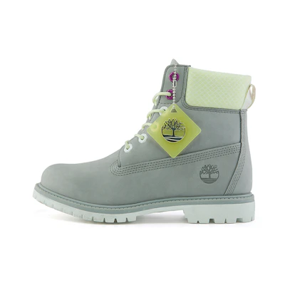 (W) Timberland PRM 6 Inch Waterproof Wide Fit Boot 'Grey Nubuck'
