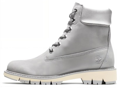 添柏嵐 Timberland 6 吋戶外防水高筒工裝靴 女款 淺灰 Buy 添柏嵐 Timberland 6 吋戶外防水高筒工裝靴 女款 淺灰