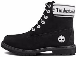(Women) Timberland 6 Inch Premium LF 'Black Nubuck Logo' A2314 (Women) Timberland 6 Inch Premium LF 'Black Nubuck Logo' A2314