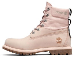 (Women) Timberland 6 Inch Premium ReBOTL Fabric and Leather Boot 'Pale Pink' A2FUB662 (Women) Timberland 6 Inch Premium ReBOTL Fabric and Leather Boot 'Pale Pink' A2FUB662