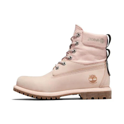 (W) Timberland 6 Inch PRM ReBOTL Fabric and Leather Boot 'Pale Pink'