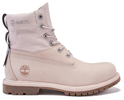 Order (W) Timberland 6 Inch Premium ReBOTL Stivale Larga Vestibilità Pelle e Tessuto ''Rosa Pallido'' A2FUBW