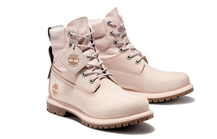 Order (W) Bota Timberland 6 Inch Premium ReBOTL de Tela y Cuero 'Rosa Pálido' A2FUB662
