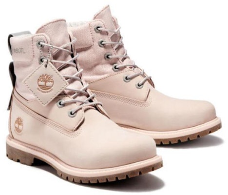 (Women) Timberland 6 Inch Premium ReBOTL Fabric and Leather Boot 'Pale Pink' A2FUB662 Order (Women) Timberland 6 Inch Premium ReBOTL Fabric and Leather Boot 'Pale Pink' A2FUB662