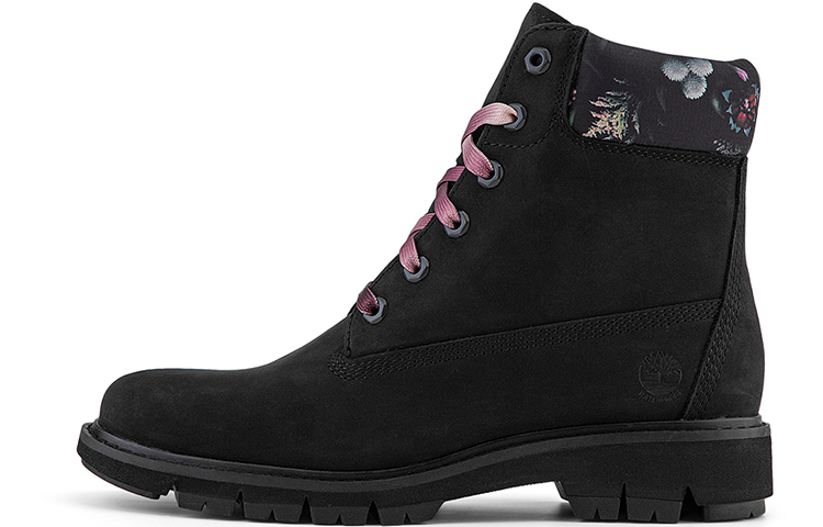 (W) Timberland Lucia Way 6 Inch Charm Waterproof Boot 'Black Nubuck'