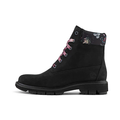 (W) Timberland Lucia Way 6 Inch Charm Waterproof Boot 'Black Nubuck'