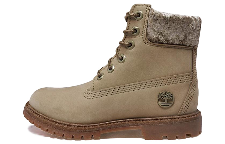 (W) Timberland 6 Inch PRM Waterproof Boot 'Beige Nubuck Velvet'