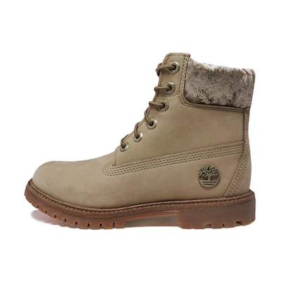 (W) Timberland 6 Inch PRM Waterproof Boot 'Beige Nubuck Velvet'