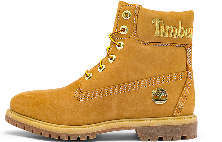 Buy (W) Botas Impermeables Timberland 6 Inch Premium 'Wheat Nubuck con Logo Dorado' A5TY7231