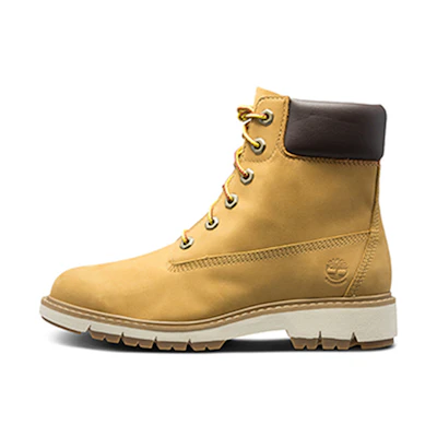 (W) Timberland 6 Inch Lucia Way Wide-Fit Boots 'Wheat Nubuck'