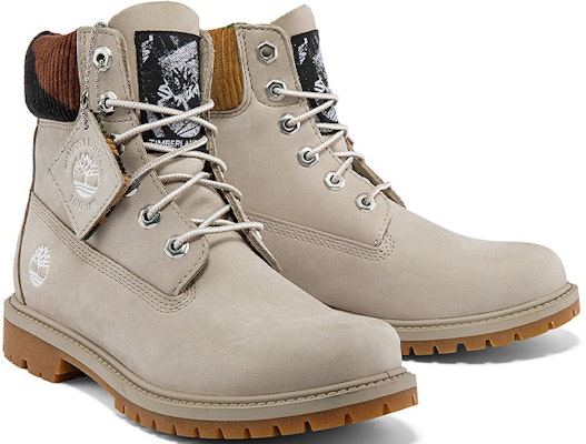 (Women) Timberland Heritage 6 Inch Waterproof Wide Fit Boots 'Beige Nubuck with Camo' A2M83W Lookbook (Women) Timberland Heritage 6 Inch Waterproof Wide Fit Boots 'Beige Nubuck with Camo' A2M83W