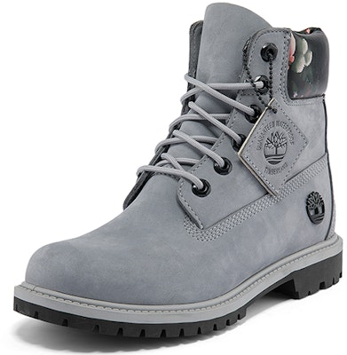 (W) Timberland 6 Inch Kasut Kalis Air Warisan 'Kelabu Sederhana dengan Bunga' A2GAFW Lookbook (W) Timberland 6 Inch Kasut Kalis Air Warisan 'Kelabu Sederhana dengan Bunga' A2GAFW
