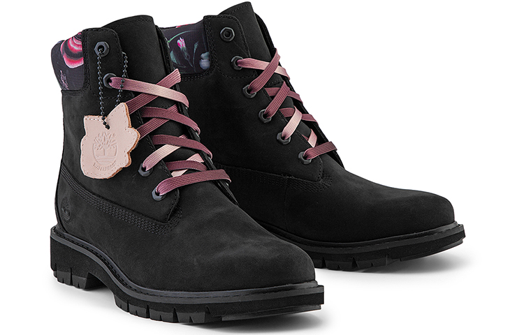 (W) Timberland Lucia Way 6 Inch Charm Waterproof Boot 'Black Nubuck' 圖 4