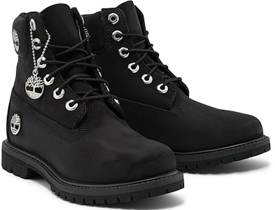 (W) Botas Timberland 6 Inch Premium Impermeables 'Nubuck Negro con Logo Plateado' A5TYUW Shop (W) Botas Timberland 6 Inch Premium Impermeables 'Nubuck Negro con Logo Plateado' A5TYUW