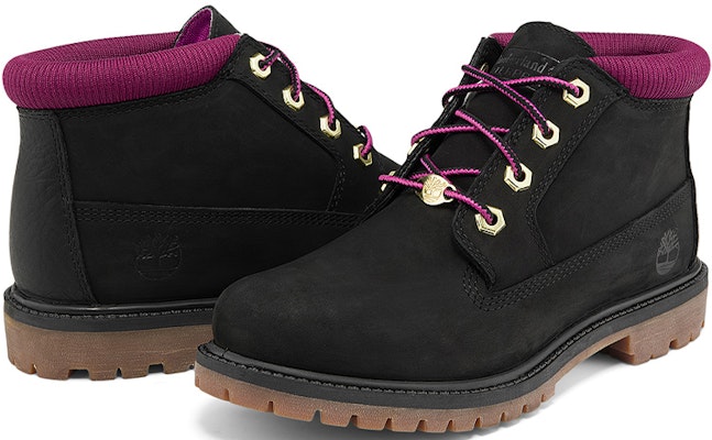(Women) Timberland Nellie Chukka Waterproof Boot 'Black Pink' A2JSAW Purchase (Women) Timberland Nellie Chukka Waterproof Boot 'Black Pink' A2JSAW