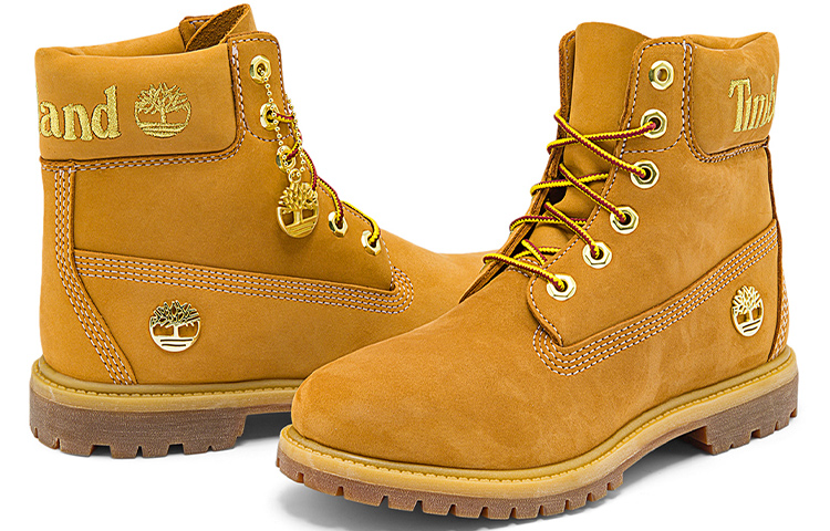 Purchase (W) Botas Impermeables Timberland 6 Inch Premium 'Wheat Nubuck con Logo Dorado' A5TY7231