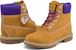 (W) But Timberland 6 Inci Heritage Cupsole Wide Fit But 'Wheat Nubuck dengan Ungu' A44KPW
