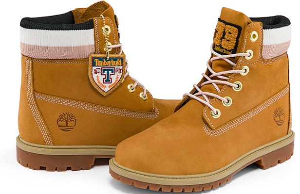 (W) Botas Timberland 6 Inch Heritage Premium Impermeables 'Wheat Nubuck y Rayas' A2R3GW Details for (W) Botas Timberland 6 Inch Heritage Premium Impermeables 'Wheat Nubuck y Rayas' A2R3GW