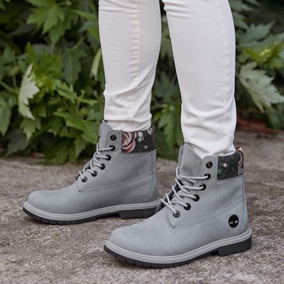 (W) Timberland 6 Inch Kasut Kalis Air Warisan 'Kelabu Sederhana dengan Bunga' A2GAFW Details for (W) Timberland 6 Inch Kasut Kalis Air Warisan 'Kelabu Sederhana dengan Bunga' A2GAFW