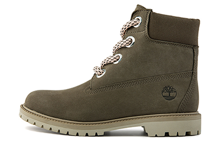 (W) Timberland 6 Inch PRM Waterproof Wide Fit Boot 'Olive Nubuck'