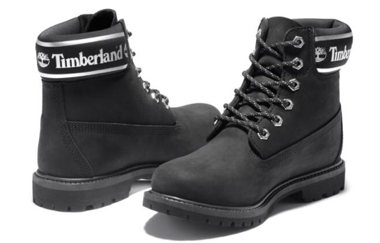 Lookbook (W) But Pasti Kaliz 'Logo Nubuck Hitam' Lelaki Lebar 6 Inci Timberland Premium A41CX001