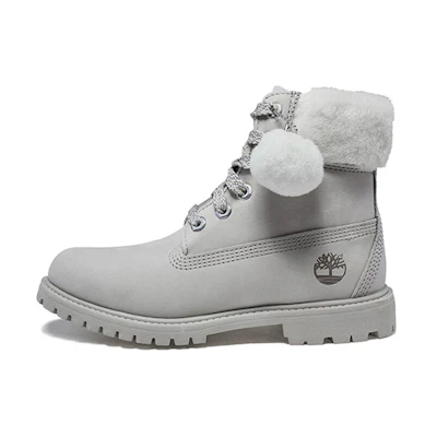 (W) Timberland 6 Inch Shearling PRM Boots 'Beige'