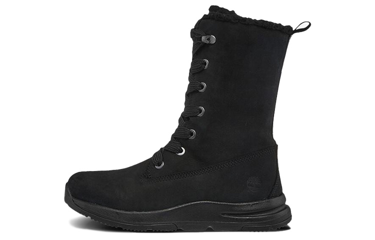 (Women) Timberland 8 Inch Premium Boot Wide- 'Black Velvet' A22QZ