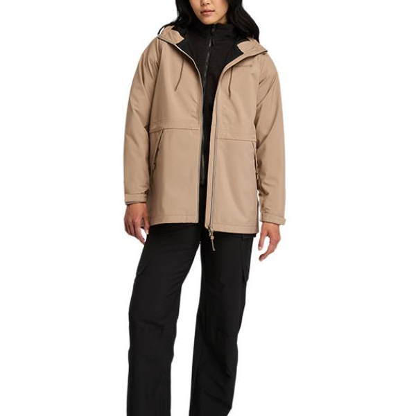Purchase (Women) Timberland  Outdoor Waterproof Windproof Hiking Jacket - Gray Brown. A5ZA7-929