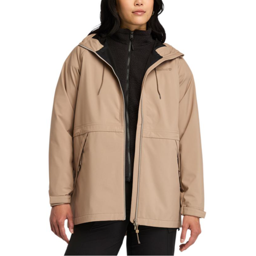 Details for (Women) Timberland  Outdoor Waterproof Windproof Hiking Jacket - Gray Brown. A5ZA7-929