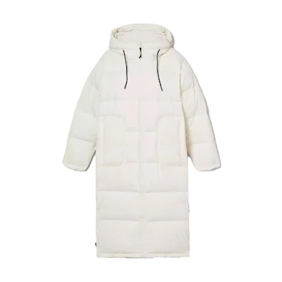 (Women) Timberland Recycled Down Long Puffer Jacket White A6HG9-V04