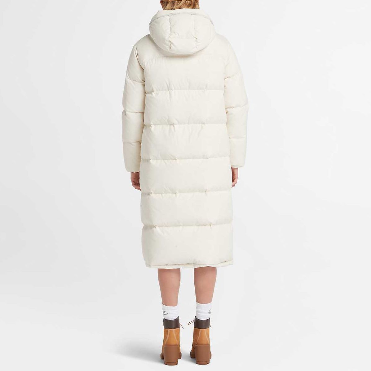 Shop (W) Timberland Jaket Panjang Puffer Putih Daur Semula untuk Cuaca Sejuk. A6HG9-V04