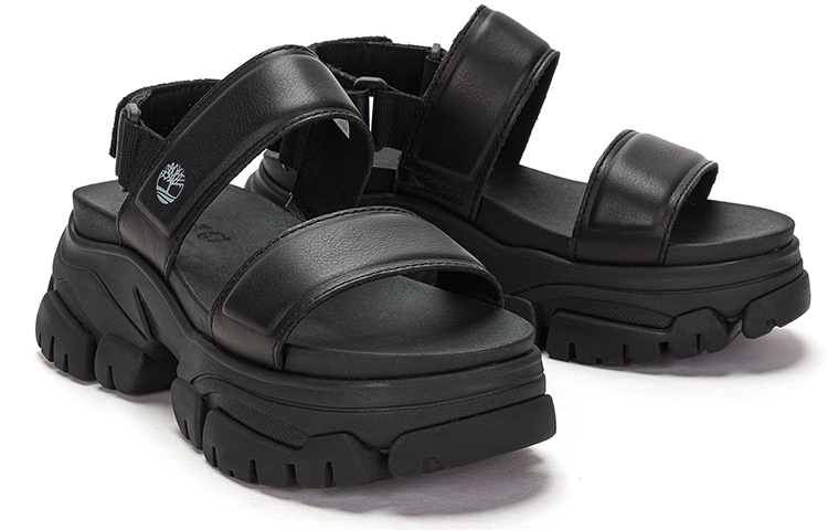 Lookbook (Women) Timberland Adley Way Backstrap Sandals 'Black' A5URZW
