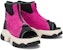 (W) Timberland Adley Way Peep Toe Boot Sandals 'Very Berry' Wanita A5W3G