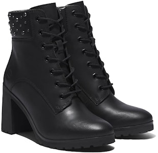 添柏岚Allington鑽石休閒中筒高跟靴 女款 黑色 Shop 添柏岚Allington鑽石休閒中筒高跟靴 女款 黑色