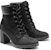 (W) Timberland Allington But 6 Inci Berenda Hitam A1JVB001