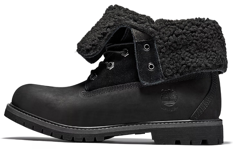 Lookbook Timberland 添柏岚 Authentics 防水卷筒戶外靴 女款 碳黑色