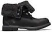 Shop Timberland 添柏岚 Authentics 防水卷筒戶外靴 女款 碳黑色